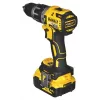 Conjunto de ferramentas combinadas a bateria DeWalt DCK266P2T — 18V, 2 baterias de 5.0Ah, aparafusadora de impacto e aparafusadora de impacto com percussão, carregador, mala