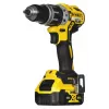 Conjunto de ferramentas combinadas a bateria DeWalt DCK266P2T — 18V, 2 baterias de 5.0Ah, aparafusadora de impacto e aparafusadora de impacto com percussão, carregador, mala