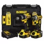 Conjunto de ferramentas combinadas a bateria DeWalt DCK266P2T — 18V, 2 baterias de 5.0Ah, aparafusadora de impacto e aparafusadora de impacto com percussão, carregador, mala