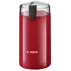 Moinho de café com lâminas Bosch TSM6A014R, capacidade 75 g, 180 W, lâminas de aço inoxidável, vermelho