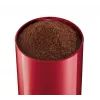 Moinho de café com lâminas Bosch TSM6A014R, capacidade 75 g, 180 W, lâminas de aço inoxidável, vermelho