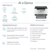 Impressora HP LaserJet M209dw, laser, 600 x 600 DPI, A4, 29 ppm, impressão frente e verso, branca