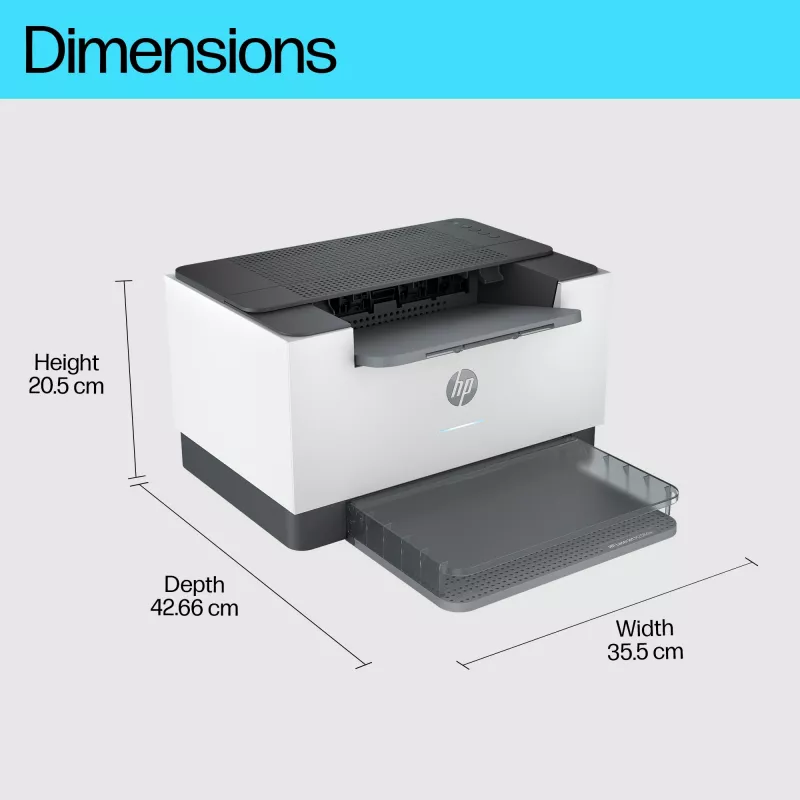 Impressora HP LaserJet M209dw, laser, 600 x 600 DPI, A4, 29 ppm, impressão frente e verso, branca