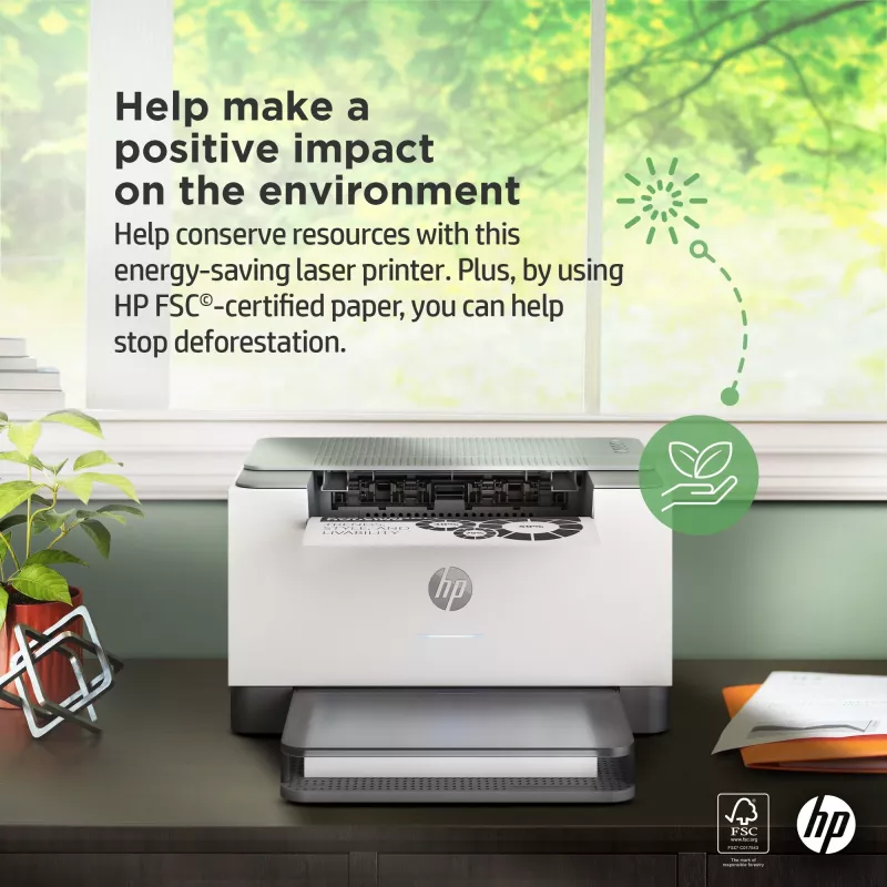 Impressora HP LaserJet M209dw, laser, 600 x 600 DPI, A4, 29 ppm, impressão frente e verso, branca