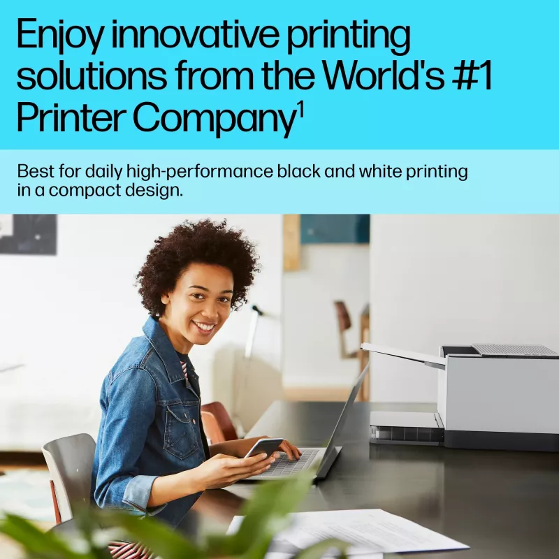 Impressora HP LaserJet M209dw, laser, 600 x 600 DPI, A4, 29 ppm, impressão frente e verso, branca