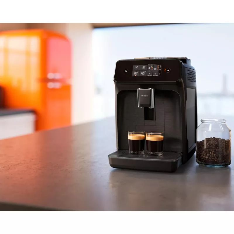 Máquina de café expresso Philips EP1200/00 – automática, depósito de água 1,8 l, 15 bar, moinho cerâmico, depósito de grãos 275 g