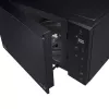 Micro-ondas LG MH6535GIS preto combinado sobre o fogão 25 l 1000 W