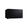 Micro-ondas LG MH6535GIS preto combinado sobre o fogão 25 l 1000 W