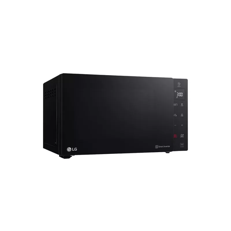 Micro-ondas LG MH6535GIS preto combinado sobre o fogão 25 l 1000 W