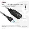 Cabo repetidor ativo CLUB3D USB 3.2 Gen1 5m/ 16.4 ft M/F 28AWG
