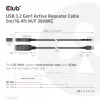 Cabo repetidor ativo CLUB3D USB 3.2 Gen1 5m/ 16.4 ft M/F 28AWG