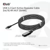 Cabo repetidor ativo CLUB3D USB 3.2 Gen1 5m/ 16.4 ft M/F 28AWG