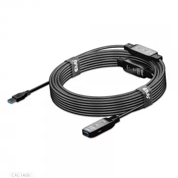 Cabo repetidor ativo CLUB3D USB 3.2 Gen1 15 m/ 49.2 ft M/F 28AWG