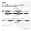 Cabo repetidor ativo CLUB3D USB 3.2 Gen1 15 m/ 49.2 ft M/F 28AWG