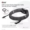 Cabo repetidor ativo CLUB3D USB 3.2 Gen1 15 m/ 49.2 ft M/F 28AWG