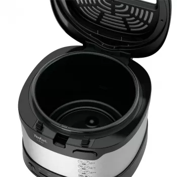 Fritadeira individual Tefal Uno FF215D 1,8 L aparelho de bancada 1600 W fritadeira preta, aço inoxidável