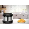 Fritadeira individual Tefal Uno FF215D 1,8 L aparelho de bancada 1600 W fritadeira preta, aço inoxidável