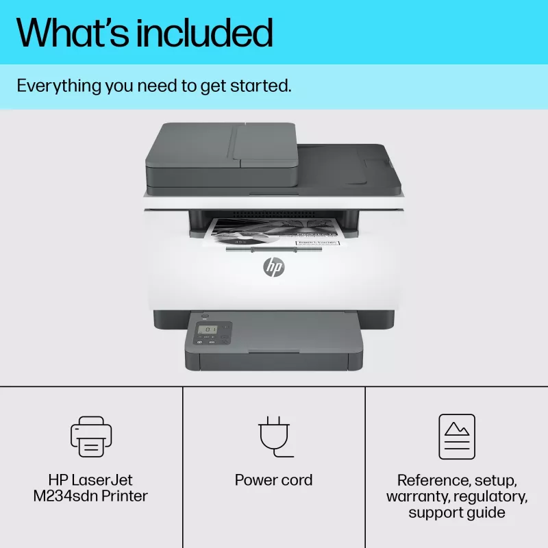Impressora multifunções HP LaserJet MFP M234sdn laser preto e branco