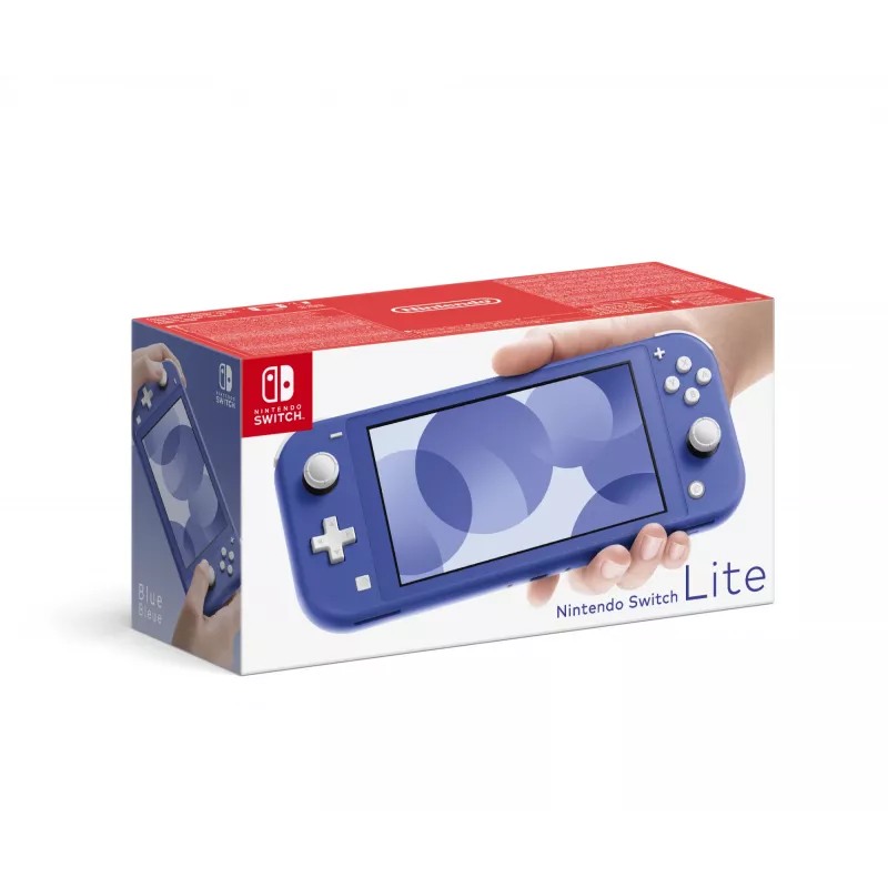 Nintendo Switch Lite, Nintendo Switch Lite, NVIDIA Custom Tegra, azul, analógico / digital, botão Home, botão ligar/desligar, botões