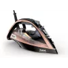 Tefal Ultimate Pure FV9845 ferro a vapor, 3200 W, base Durilium AirGlide Autoclean, 60 g/min de vapor contínuo, 260 g/min de jato de vapor, depósito de 350 ml, vapor vertical, preto/cobre