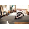 Tefal Ultimate Pure FV9845 ferro a vapor, 3200 W, base Durilium AirGlide Autoclean, 60 g/min de vapor contínuo, 260 g/min de jato de vapor, depósito de 350 ml, vapor vertical, preto/cobre