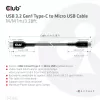 Cabo USB 3.2 Gen1 Type-C para Micro-USB CLUB3D M/M 1 m / 3,28 ft