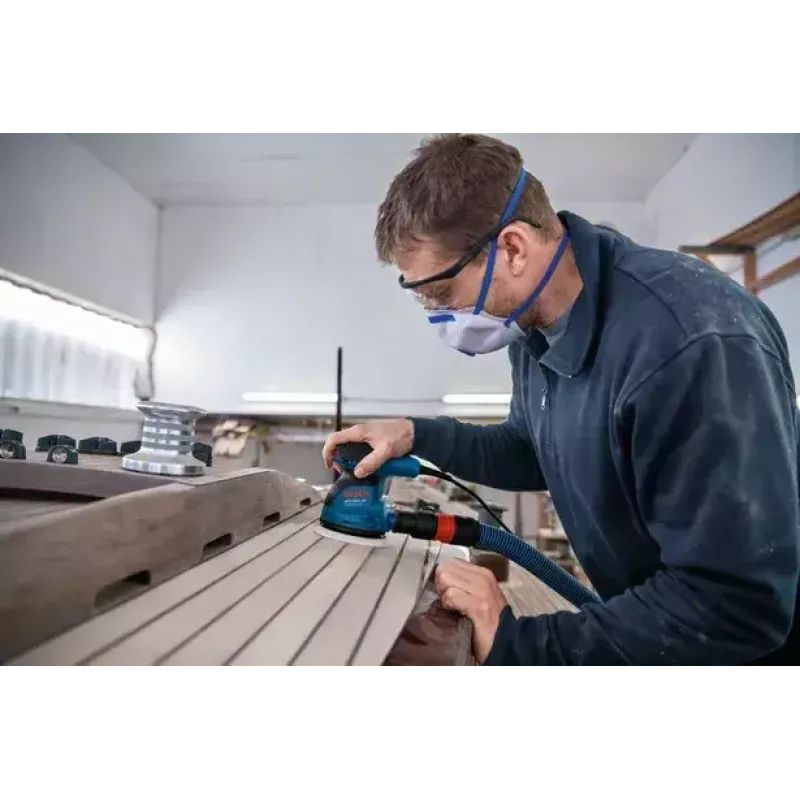 Lixadora excêntrica Bosch GEX 125-1 AE 12000 rpm 24000 OPM azul
