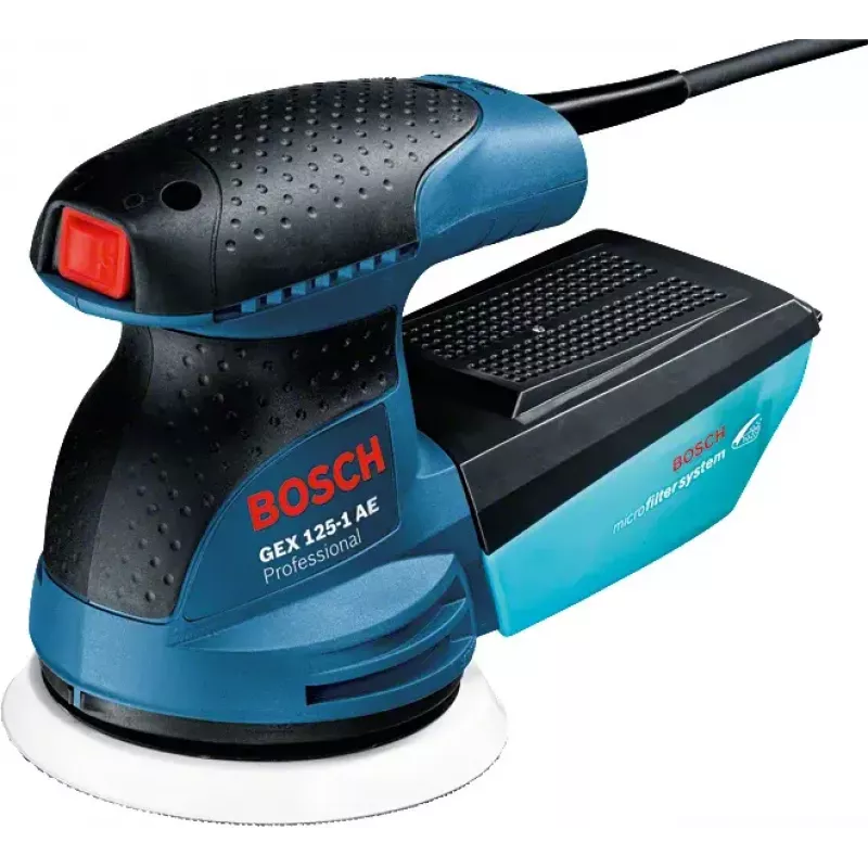 Lixadora excêntrica Bosch GEX 125-1 AE 12000 rpm 24000 OPM azul