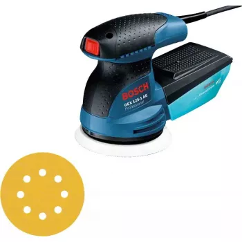 Lixadora excêntrica Bosch GEX 125-1 AE 12000 rpm 24000 OPM azul