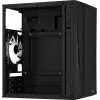 Caixa de PC AEROCOOL CS107V2 Mini Tower — preto, microATX/Mini-ITX, 2 ventoinhas de 120 mm, 1x3,5 polegadas + 2x2,5 polegadas baías