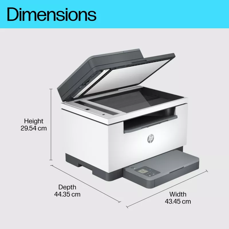 Impressora laser multifunções HP LaserJet MFP M234sdw — Mono A4, 29 ppm, duplex, Wi‑Fi, Ethernet