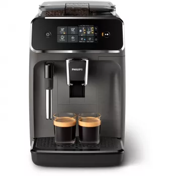 Máquina de café expresso Philips EP1224, automática, depósito de água de 1,8 L, 15 bar, moinho cerâmico, 12 definições de moagem