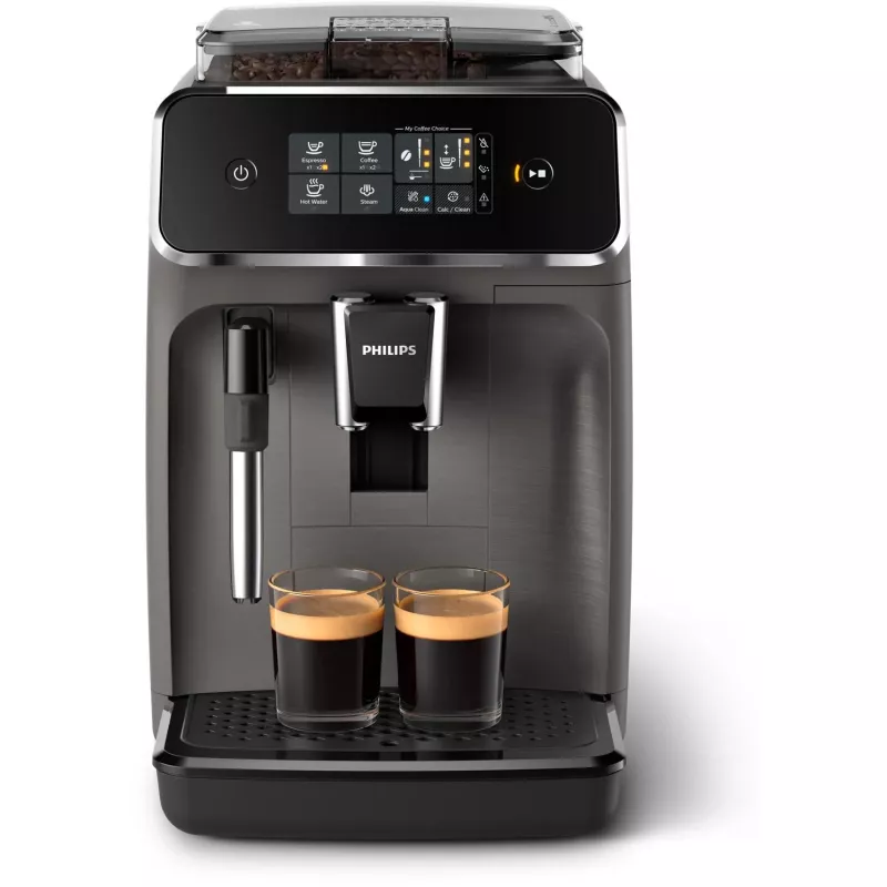 Máquina de café expresso Philips EP1224, automática, depósito de água de 1,8 L, 15 bar, moinho cerâmico, 12 definições de moagem