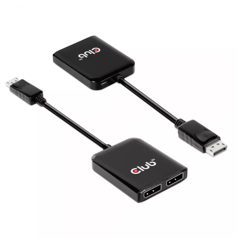 Hub MST DisplayPort 1.4 para DisplayPort + HDMI 4K60Hz CLUB3D CSV-7220