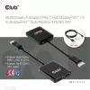 Hub MST DisplayPort 1.4 para DisplayPort + HDMI 4K60Hz CLUB3D CSV-7220