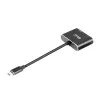 Hub MST CLUB3D USB3.2 Gen2 Type-C (DP Alt-Mode) para DisplayPort + HDMI 4K60Hz M/F