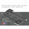 Hub MST CLUB3D USB3.2 Gen2 Type-C (DP Alt-Mode) para DisplayPort + HDMI 4K60Hz M/F