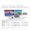 Hub MST CLUB3D USB3.2 Gen2 Type-C (DP™ Alt-Mode) para DisplayPort™ monitor duplo 4K60Hz M/F