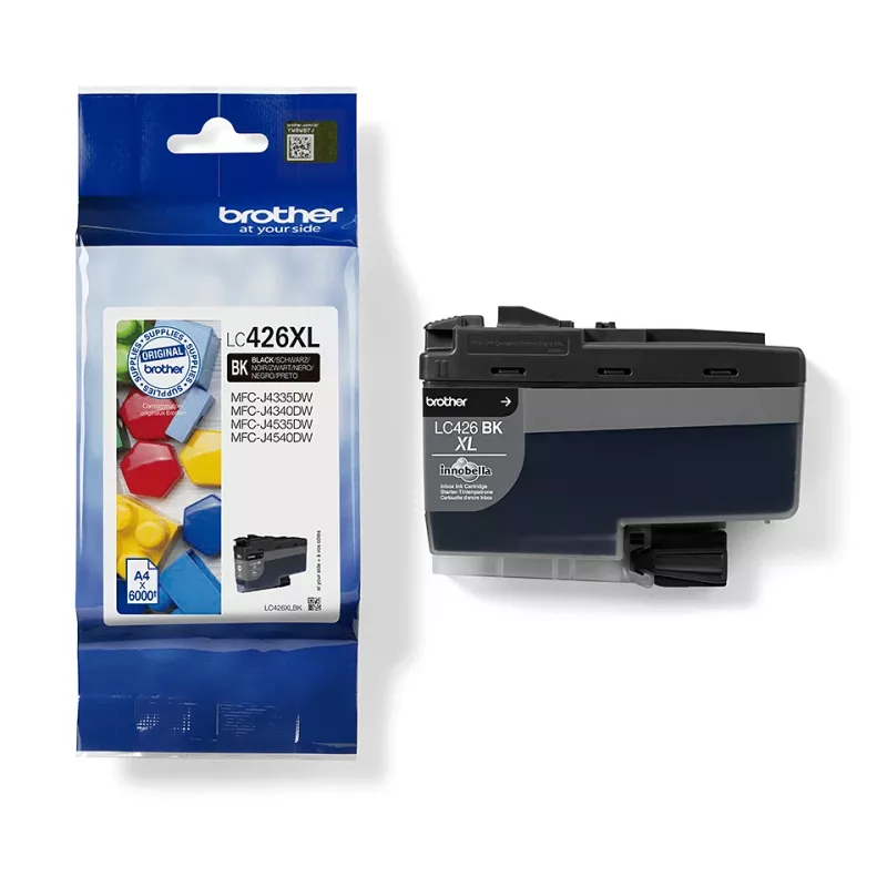 Cartucho de tinta Brother LC-426XLBK 1 unid. original alta capacidade (XL) preto