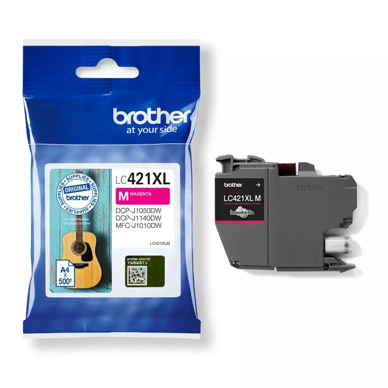 Tinteiro Brother LC-421XLM 1 unid. Original High (XL) Yield magenta