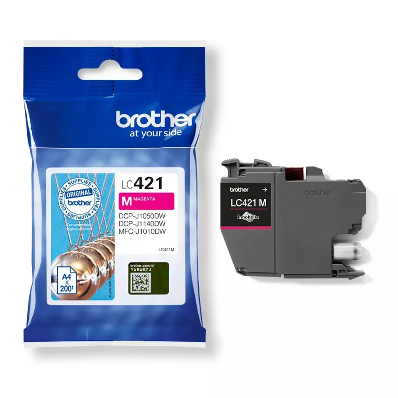 Tinteiro Brother LC421M 1 unid. Original magenta