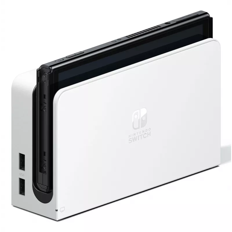 Nintendo Switch OLED, Nintendo Switch, NVIDIA Custom Tegra, branco, analógico / digital, botão Home, botão ligar/desligar, botões