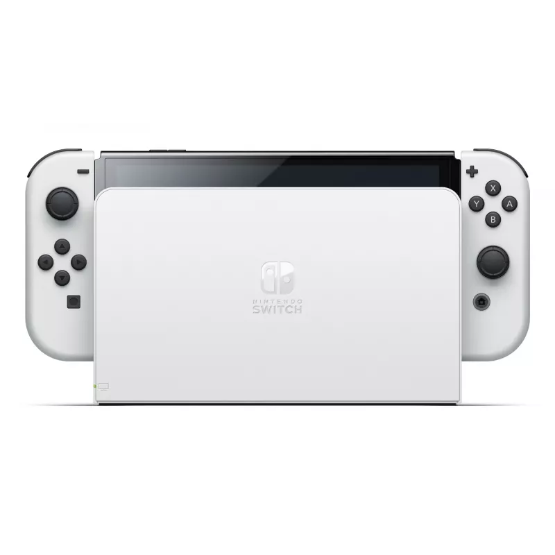 Nintendo Switch OLED, Nintendo Switch, NVIDIA Custom Tegra, branco, analógico / digital, botão Home, botão ligar/desligar, botões