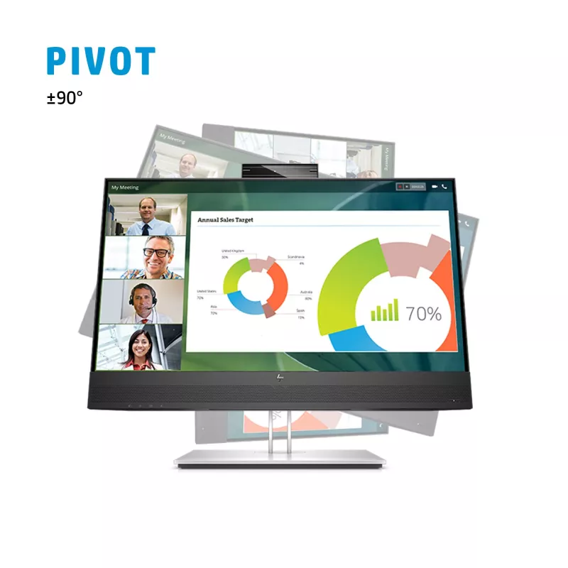 Monitor HP E24mv G4 23,8 polegadas Full HD 1920 x 1080