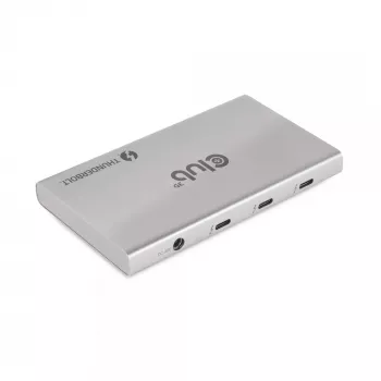 Hub portátil 5-em-1 CLUB3D certificado Thunderbolt™4 com Smart Power
