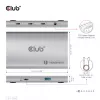 Hub portátil 5-em-1 CLUB3D certificado Thunderbolt™4 com Smart Power