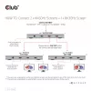 Hub portátil 5-em-1 CLUB3D certificado Thunderbolt™4 com Smart Power