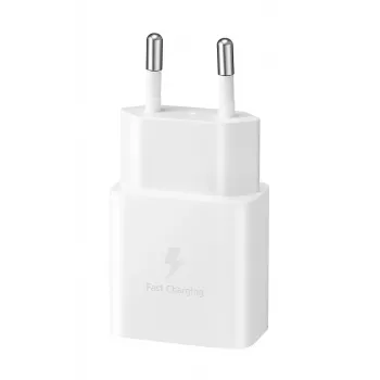 Carregador rápido AC de interior Samsung EP-T1510XWEGEU, USB-C 1 porta, 5–9 V, cabo de 1 m, branco