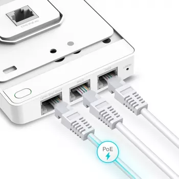 Ponto de acesso TP-Link Omada AX3000 Wall Plate WiFi 6 2,4 GHz 5 GHz