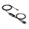 CLUB3D USB Type-C, cabo de carregamento em Y para 2x USB Type-C, máx. 100W, 1,83m/6ft M/M